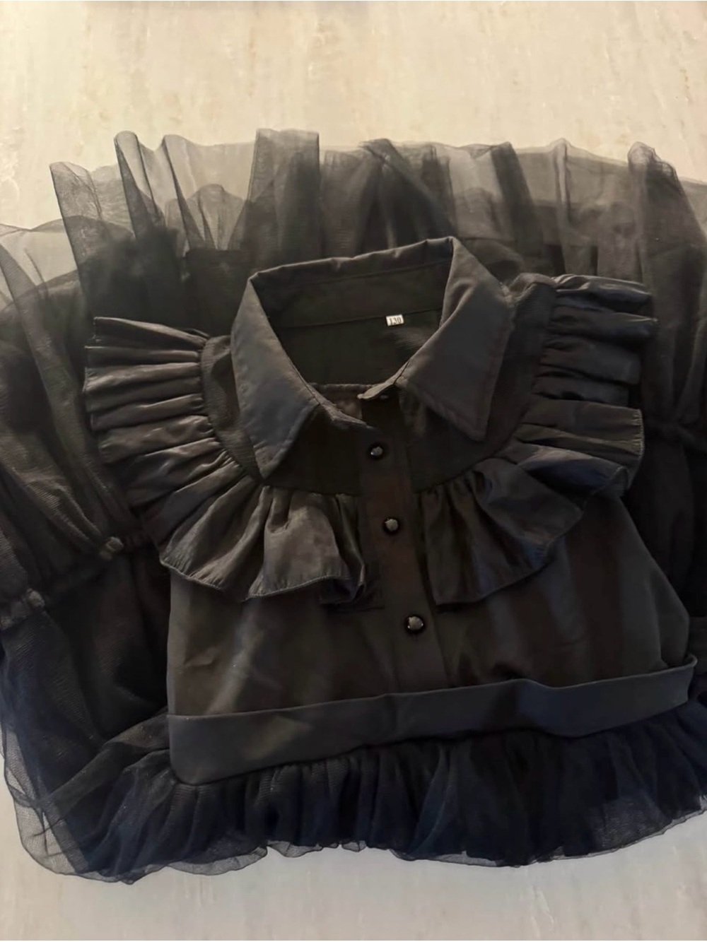 Girls Size 6-7 Wednesday Costume